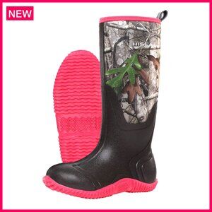 Women's Knee High Rain Boots Waterproof Insulated Neoprene Work Boots Size 6-11